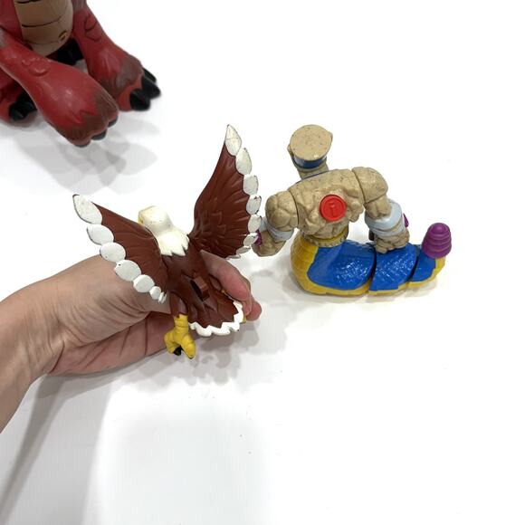 Imaginext Fisher Price lot of 8 Dragon Griffon Eagle Tiger Dinosaur Serpent - Picture 13 of 15